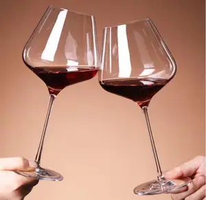 500ml 650ml 860ml bleifreies Rotwein glas Burgunder Kristall becher für Home Restaurant Hochzeits feier