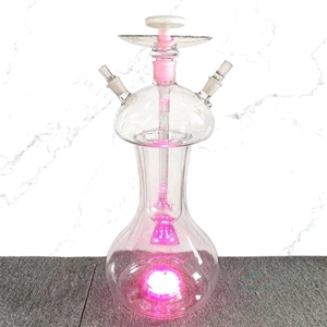 <span class=keywords><strong>Chicha</strong></span> LED de luxe en verre miniature pour bar, lounge et soirée, avec affichage lumineux, équipement de fumée électronique haut de gamme - Product Image 4