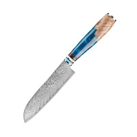VG10 staal Damascus hars handvat ambidexter hoogglans afwerking vaatwasserbestendig milieuvriendelijk traditioneel koksmes