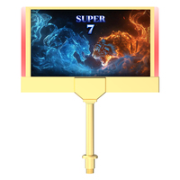 Écran de jeu de casino Baccarat personnalisé de 32 pouces, plaqué or, LED, ultra fin, double face, écran LCD de table, moniteur, vente