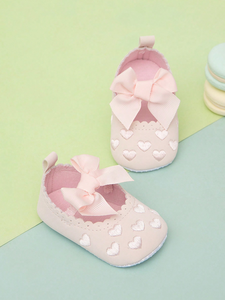 Nouvelles Chaussures de Princesse Confortables à Nœud pour Bébé, Antidérapantes, pour l'Intérieur - Product Image 6