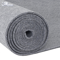 Tapis non tissé aiguilleté gris anthracite pour caisson de basses, usage domestique, automobile, VR, bateau, marine, camion, et doublure de coffre de voiture