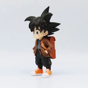 <span class=keywords><strong>Sac</strong></span> d'école <span class=keywords><strong>DBZ</strong></span> avec figurines Wukong Goku version Q, modèle en PVC Dragon Z, jouet, vêtements tendance, ornement de collection, cadeau pour étudiants - Product Image 1