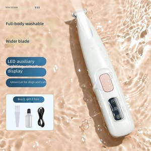 Cortapelos Eléctrico Recargable Impermeable para Mascotas con Luz, para Afeitar Alrededor de Ojos y Cola de Perros y Gatos, Ideal para Regalo de Fiesta - Product Image 3