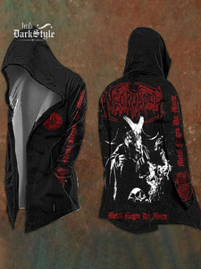 2025 Nueva Sudadera con capucha Tough Guy para hombre, sudadera Europea americana transfronteriza, cárdigan, cortavientos estampado de Halloween - Product Image 2