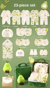 Regalo per Baby Shower 100% cotone biologico tutine per ragazzine Set di vestiti per neonati Ropa Para Bebe Layette 0-3 mesi abbigliamento per <span class=keywords><strong>neonato</strong></span> - Product Image 6