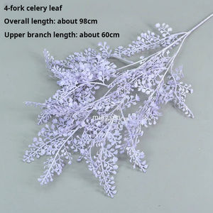 Fiore di fantasia di fiori viola viola luce serie decorazione di nozze fiore floreale - Product Image 3