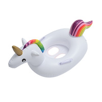 Anneau de natation gonflable en plastique PVC pour bébé et enfant de 0 à 5 ans Anneau de natation mignon style animal et bouée pour bébé
