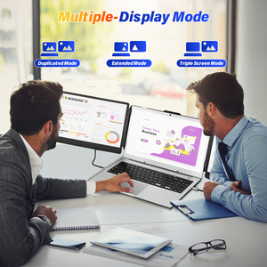 Expédition rapide, moniteur d'<span class=keywords><strong>ordinateur</strong></span> pliable à trois écrans, écran portable, double écran, extension d'écran, écran <span class=keywords><strong>de</strong></span> 14 pouces - Product Image 5