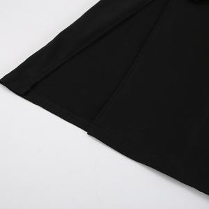 Vestido Largo de Mujer OEM Personalizado de Alta Calidad, Sexy, con Peplum y Cuello Halter, Color Sólido, Abertura Lateral, Ajustado y Delgado, con Diseño Exclusivo que Realza la Cadera - Product Image 6