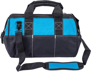 Bolsa de Herramientas de Poliéster con Boca Ancha y Bolsillo Interior Duradero con Cierre de Cremallera para Almacenamiento de Herramientas para Pintores, Carpinteros y Constructores - Product Image 5