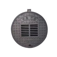 Couvercle de manhole en fonte ductile antivol, couvercle de drain d'égout en fonte robuste pour les systèmes municipaux d'assainissement et d'évacuation des eaux pluviales