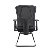 Sièges ergonomiques pour visiteurs avec accoudoirs fixes et dossier en maille rembourré – Mobilier commercial pour bureau à domicile et salon