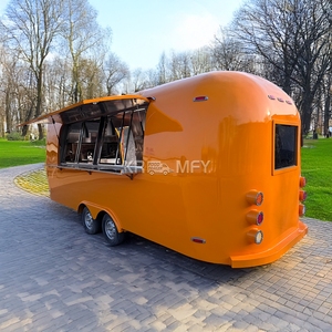 Modern Stainless Steel Convenivent Bbq Ice Cream Trailers Fully Equipped Kitchen Street Food <b>Cart</b> Mobile Business Trailer - Product Image 6