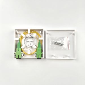 توريد المصنع <span class=keywords><strong>2</strong></span> كور 86 نوع مربع إنهاء الألياف البصرية FTTB FTTX شبكة داخلية 86 مربع - Product Image 3