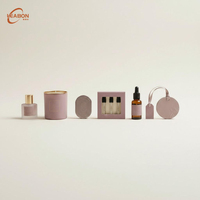 Boîte en carton rigide magnétique de luxe personnalisée pour emballage de bougies parfumées, de parfums solides et d'huiles essentielles avec insert en mousse personnalisé