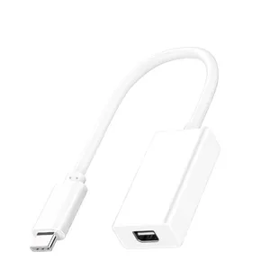 ต้นฉบับใหม่ Thunderbolt 3 Usb C ถึงสายฟ้า2สายข้อมูล