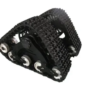 Rubber track conversion system kits for off-road car loading weight 3tons /rubber track platform tracked chassis platform