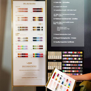 Kit de 120 Couleurs de Vernis Gel 12ml avec Grande Présentoir, Gel UV LED Soak Off pour Salon, Distributeur et Vente en Gros - Product Image 3