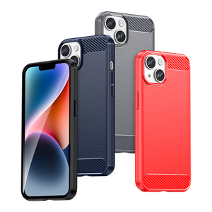 Per Apple <span class=keywords><strong>iPhone</strong></span> <span class=keywords><strong>14</strong></span> <span class=keywords><strong>Plus</strong></span> <span class=keywords><strong>nero</strong></span> Anti-impronte digitali spazzolato custodia del telefono per <span class=keywords><strong>iPhone</strong></span> <span class=keywords><strong>14</strong></span> morbido 1.8mm TPU guscio del telefono per <span class=keywords><strong>iPhone</strong></span> 13 12 11 - Product Image 6