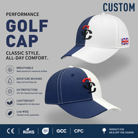 OEM ODM Klant specifieke borduurwerk 5-panel golf baseball pet fabriek rechtstreeks groothandel gepersonaliseerd logo unisex ademend