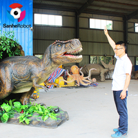 Modèle de dinosaure animatronique T-Rex réaliste pour les parcs à thème et les divertissements de fabrication jurassique