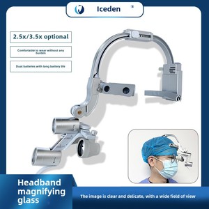 Orthopedische Chirurgische Tandheelkundige Koplamp Lange Zilveren Metalen Plastic Aangedreven Elektriciteit Orale Therapie Apparatuur Accessoires - Product Image 5