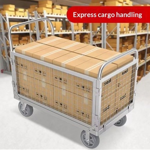 Chariot pliant pour clôtures, chariot logistique, chariot à tissus, chariot silencieux, chariot de manutention, chariot de transport d'eau, chariot d'entrepôt, vente en gros - Product Image 1