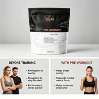 Poudre pré-entraînement OEM sous marque privée 150g 5.29oz – Mélange énergétique pour la concentration – Complément nutritionnel sportif pour la vente en gros