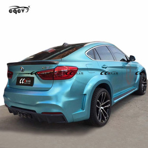 Bộ Đồ Đạc Thân Rộng Tốt Cho BMW <span class=keywords><strong>X6</strong></span> F16 Cản Trước Cản Sau Cản Rộng Và Mui Xe Cho BMW <span class=keywords><strong>X6</strong></span> F16 Facelift - Product Image 5