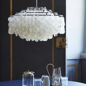 Lustre Moderne Créatif en Forme de Coquille <span class=keywords><strong>pour</strong></span> <span class=keywords><strong>Salle</strong></span> <span class=keywords><strong>à</strong></span> <span class=keywords><strong>Manger</strong></span> Chambre <span class=keywords><strong>à</strong></span> Coucher Style Français Luxe Éclairage <span class=keywords><strong>Salon</strong></span> - Product Image 1