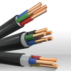 Cable 5/3/4/2 Core Outdoor GB 10/16/25/35/50 Square Xlpe Pvc Insulated Yjv Copper Core Power Cable