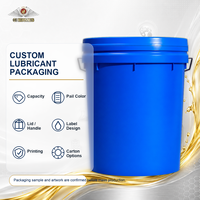 Cubo de Plástico Vacío para Envasado de Lubricantes 13L / 16L / 18L / 20L, Color Personalizado, OEM, Marca Privada