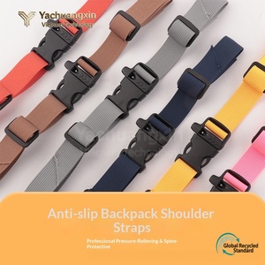 Adjustable 2.5cm Wide Anti-slip Buckle Chest <b>Strap</b> Children's School <b>Backpack</b> Sternum Release Belt Classic Trendy Fabric Design - Product Image 3