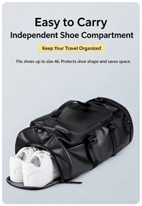 Waterproof Travel <b>Backpack</b> <b>Large</b> Capacity Roll Top Rucksack Dry Wet Separation Gym Hiking Daypack - Product Image 6