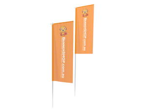 Affiche en forme de L légère, portable et personnalisable avec poteau et sac de transport pour promotion d'événements et d'expositions - Product Image 2