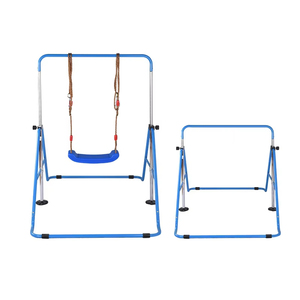 <span class=keywords><strong>Barra</strong></span> de <span class=keywords><strong>dominadas</strong></span> para niños con base de trampolín, estructura de acero, altura ajustable, entrenamiento de gimnasia, ejercicio en casa para niños - Product Image 6