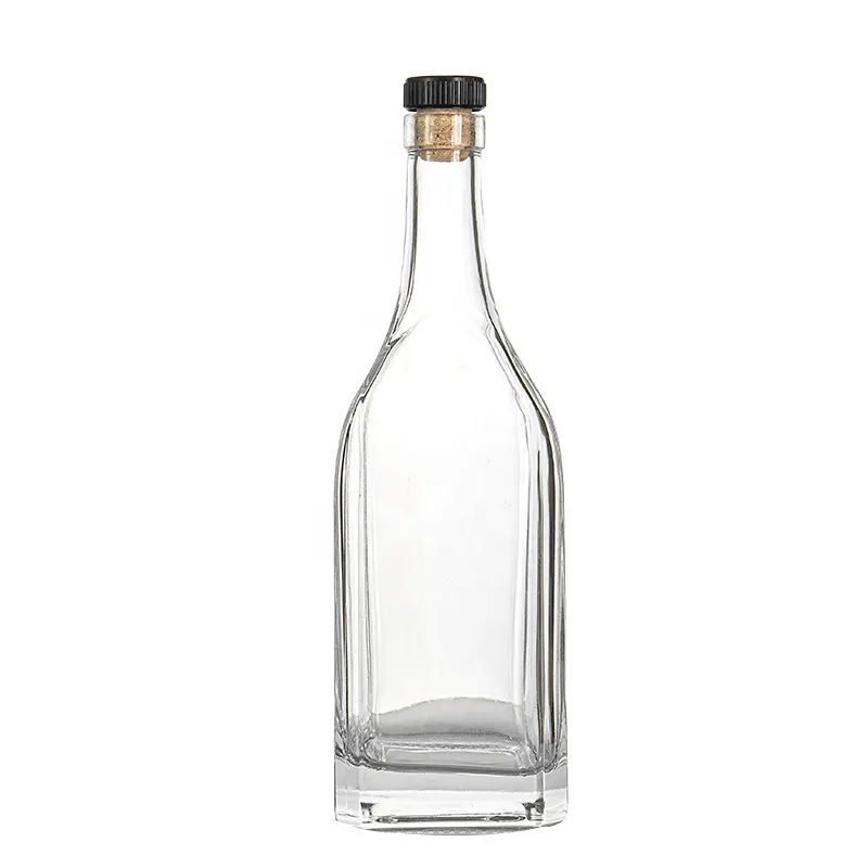 Fabrik produzieren heiß verkaufen klare Wodka Whisky Glasflasche 750 ml Tequila 500ml 750 ml 1000ml