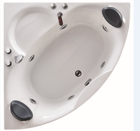 Spa intérieur de luxe pour 2 personnes, idéal pour balcon privé et appartement, avec bain à bulles