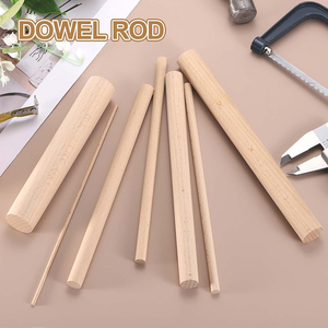 Bâtonnets en <span class=keywords><strong>bois</strong></span> ronds non finis, bâtons en <span class=keywords><strong>bois</strong></span> massif pour l'artisanat, la décoration, les projets d'artisanat et de bricolage, tiges en <span class=keywords><strong>bois</strong></span> - Product Image 2