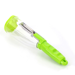 Kitchen Home Kitchenkitchen Smart Kitchen Gadget For Home Plastic Stainless Peeler Peeler With Container Peeler With Storage