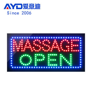 30*60cm commerciale LED massaggio segno aperto, Super luminoso LED massaggiatore elettronico pubblicità segno di visualizzazione - Product Image 1