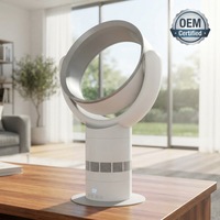 Ventilateur sans pales Angelo QG-103 à commande numérique, en plastique, faible bruit, portable, pour table, avec télécommande et minuterie, fabriqué au Guangdong