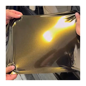 Envolturas para vehículos, envoltura automática metálica dorada, envoltura para automóviles de vinilo brillante dorado medianoche - Product Image 1