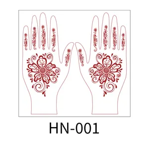 Manufacture India Henna Temporary Hand Tattoo Body Art Henna Tattoo Stickers Waterproof Henna Tattoos Sticker