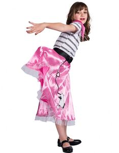 Design creativo barboncino rosa gonna Cosplay di <span class=keywords><strong>Halloween</strong></span> con sciarpa include abiti e tute per abbigliamento da festa per bambini - Product Image 2