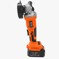 Meuleuse d'angle sans fil 20V sans balais 5 pouces 1400W 0-10000 tr/min Outil de découpe à batterie Vente en gros Support OEM