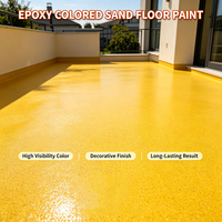 Peinture de sol époxy auto-nivelante CaiTu, certifiée RoHS, effet marbre, facile à nettoyer, résistante à l'usure, pour revêtements de sol en sable