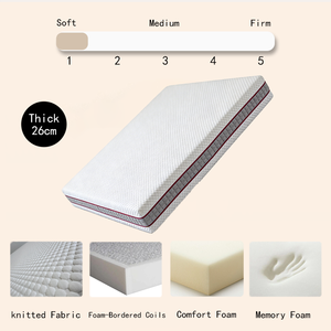 <span class=keywords><strong>Matelas</strong></span> en mousse à faible densité antidérapant pour les maux de dos <span class=keywords><strong>Matelas</strong></span> imperméable supérieur ressorts intérieurs durables - Product Image 1