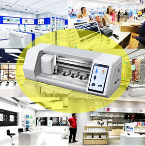 Hydrogel phim TPU Máy cắt với màn hình cảm ứng thông minh bảo vệ màn hình Cutter plotter máy móc của một nhà máy đồng hồ - Product Image 4